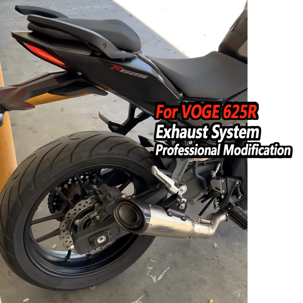 Tubo de escape aftermarket Voge 625 DSX estilo SC/Yoshimura